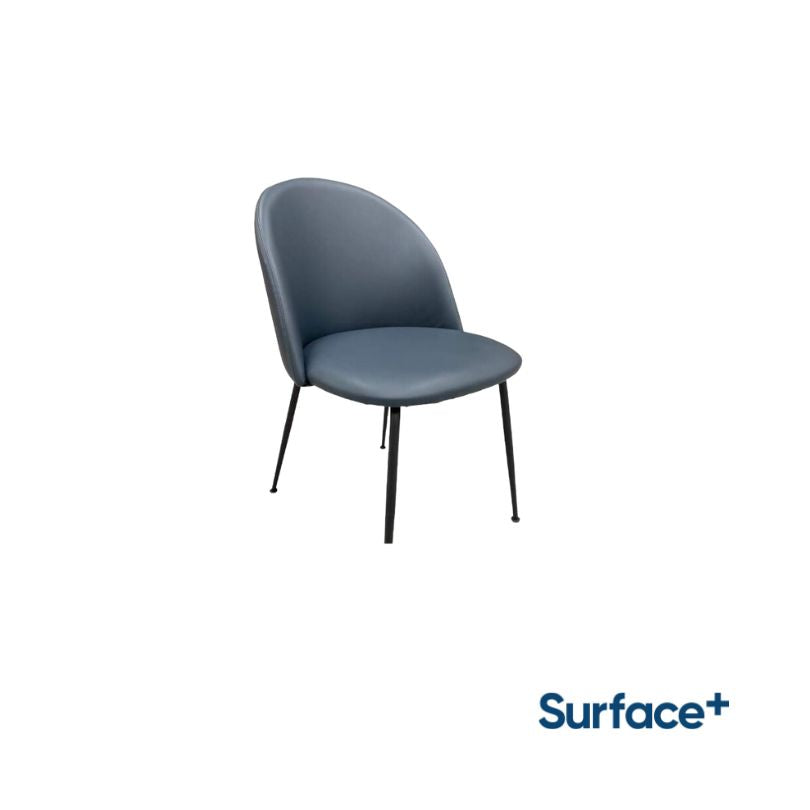 GUTHRIE PU Upholstered Chair with Metal Legs