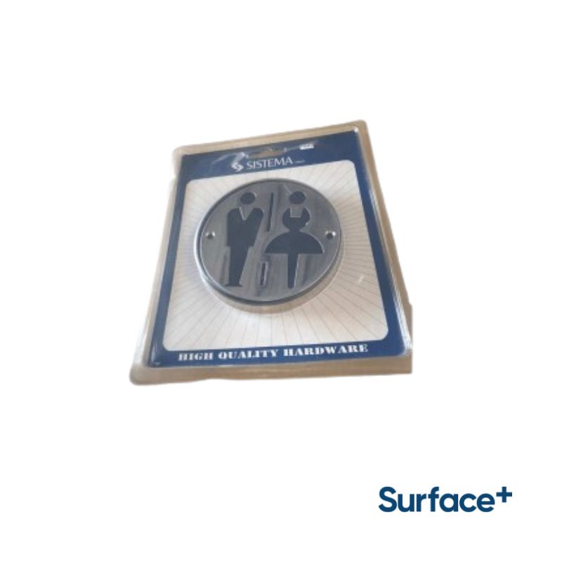 Stainless Steel Wall Mounted Door Sign Plate (T1003)